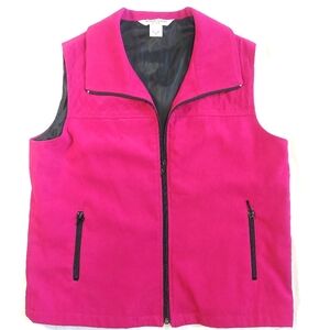 Allison Daley Bright Violet Lined Zip Up Vest, 8P